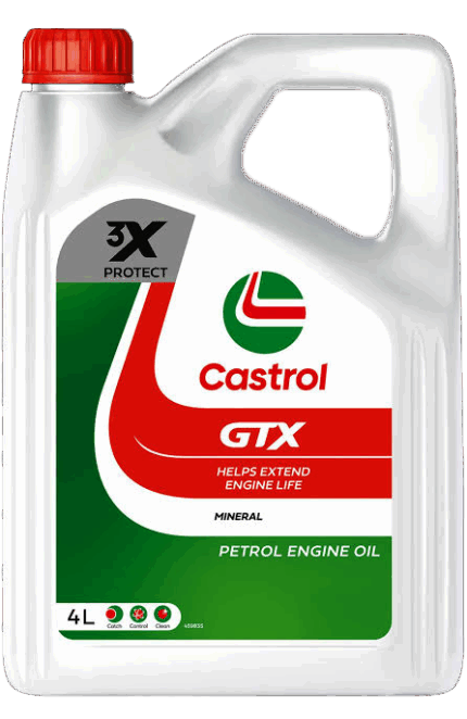 Castrol GTX 3X Protect – 4L Engine Oil